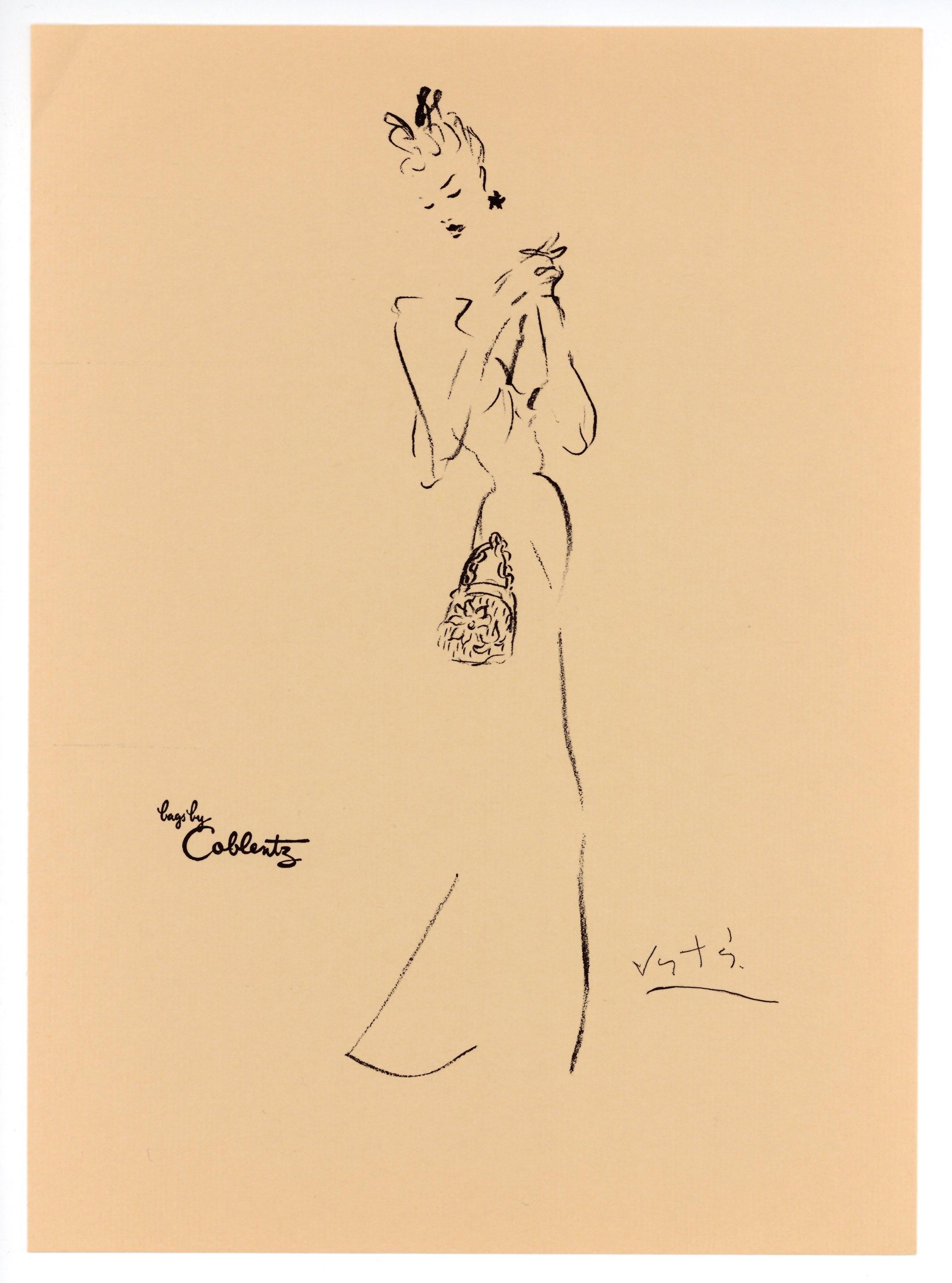 litografia originale - Print di Marcel Vertès