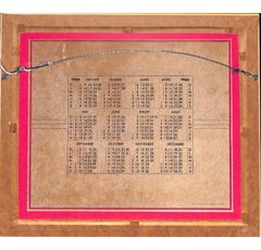 Shocking Schiaparelli 1966 Place Vendome Vertes Calendar