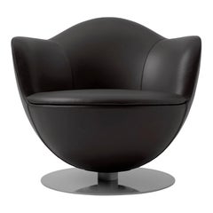 Fauteuil Dalia de Marcel Wanders:: tapissé de tissu ou de cuir:: pour Cappellini