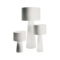 Marcel Wanders Extra-Large Big Shadow Lamp en métal chromé blanc pour Cappellini