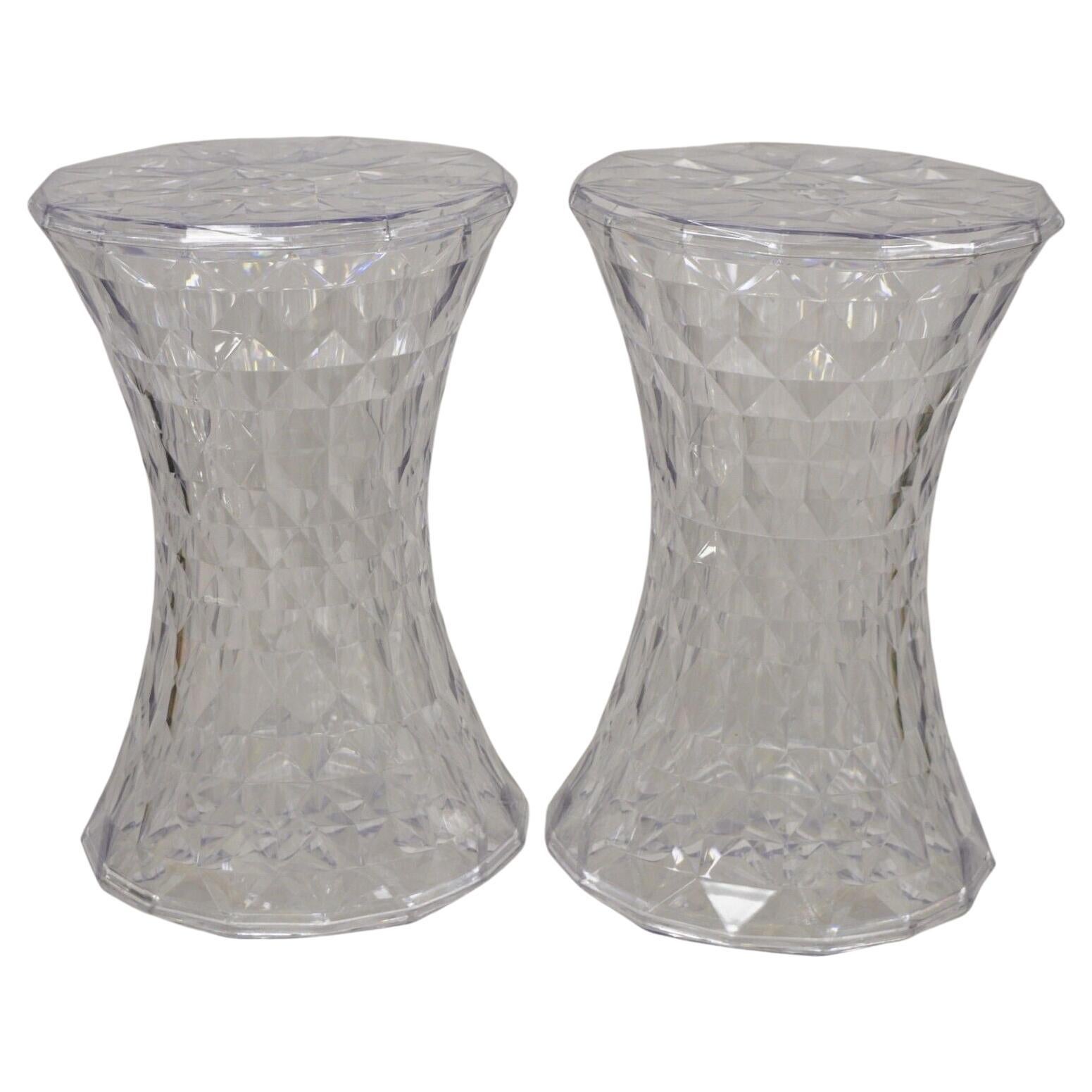 Marcel Wanders per Kartell Italia Sgabello trasparente "Stone" - una coppia
