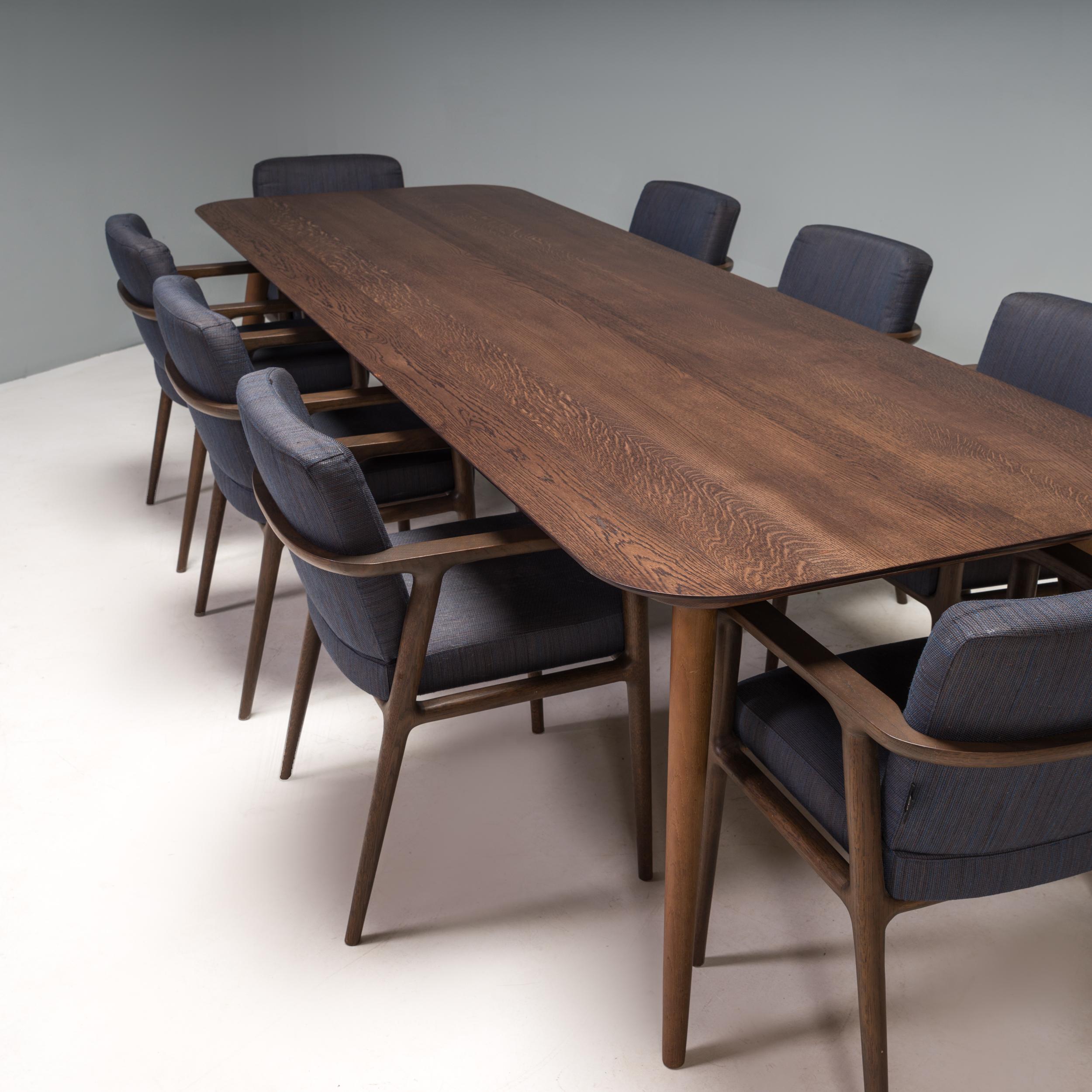 Dutch Marcel Wanders for Moooi Zio Wenge Oak Dining Table & Dining Chairs Set