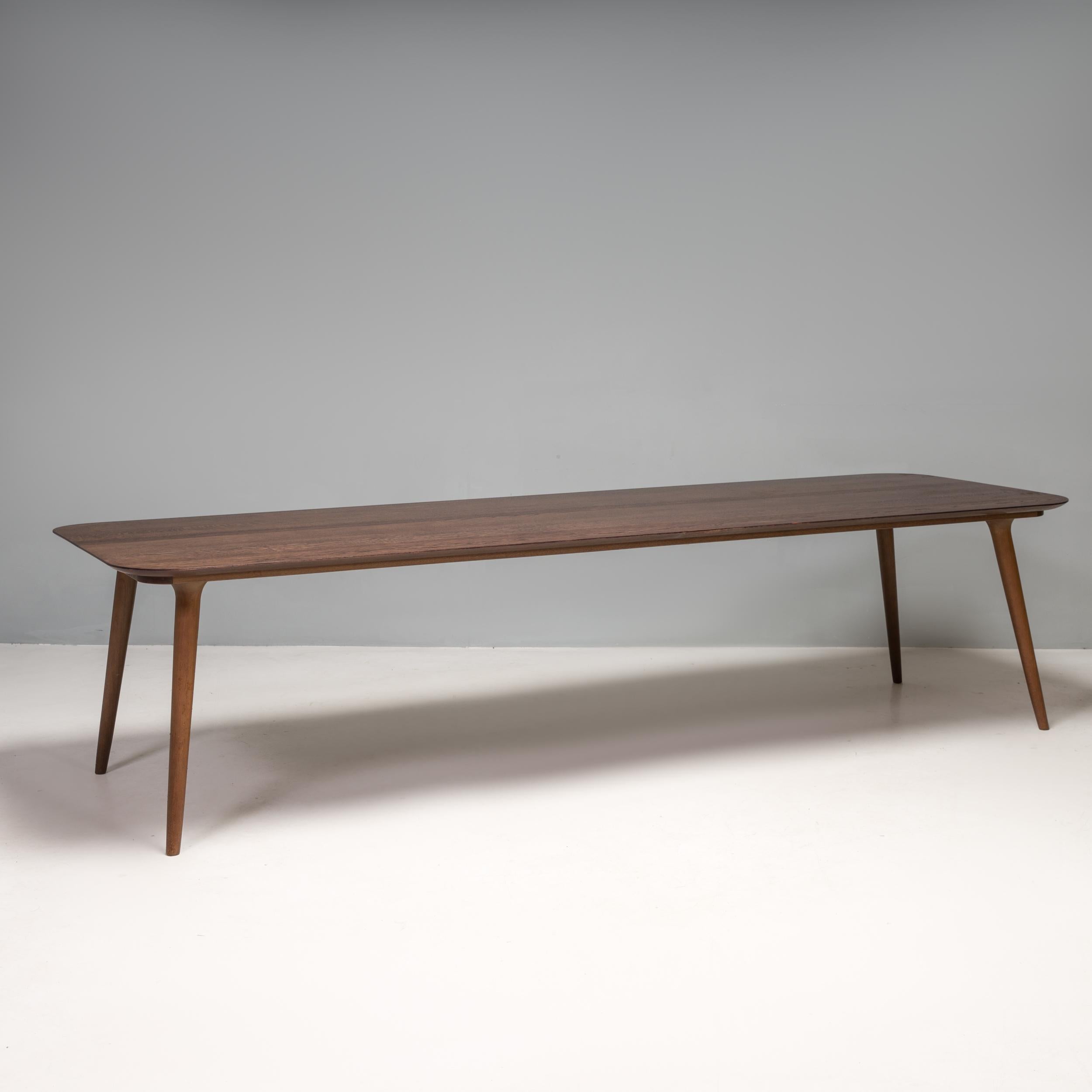 Marcel Wanders for Moooi Zio Wenge Oak Dining Table In Good Condition In London, GB