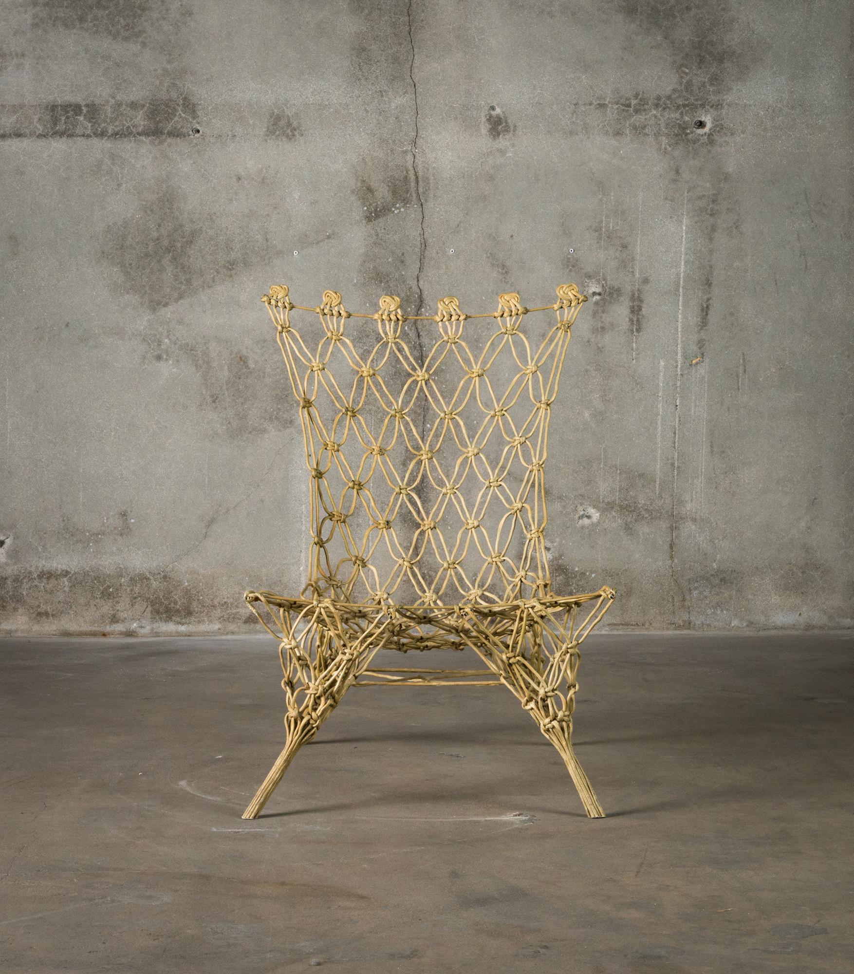 Marcel Wanders, Droog Design, Cappellini Knotted Chair, 1996, Netherlands,  Italy