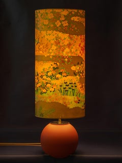 Marcel Wanders Tichelaar Makkum Stehlampe, Tichelaar, Stehlampe mit neuem japanischem Siebdruck-Schirm