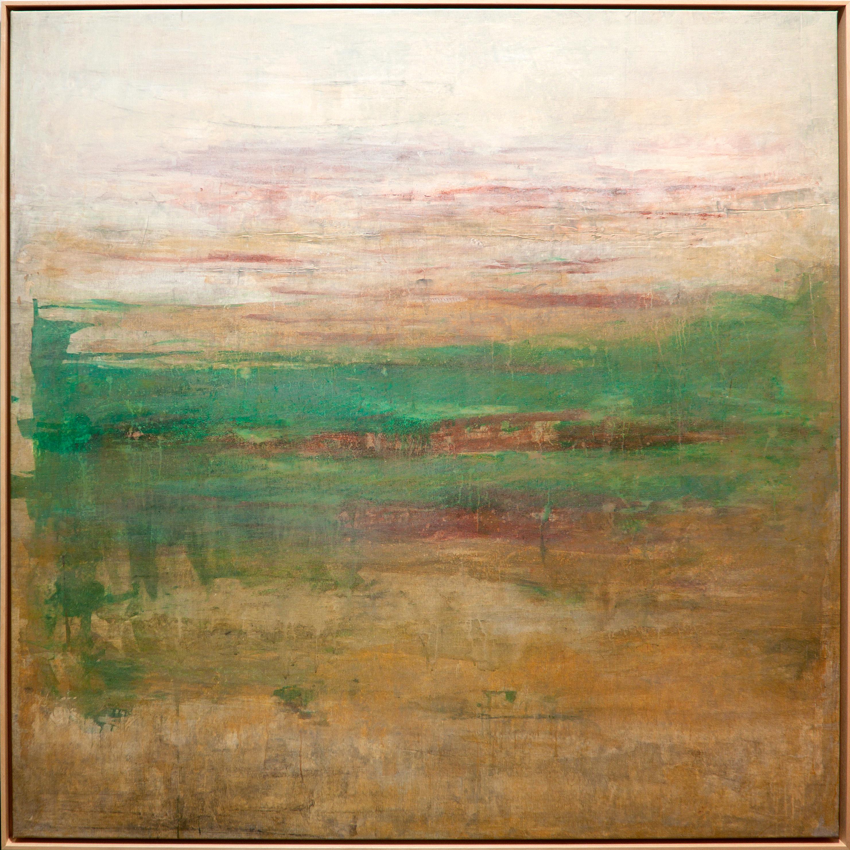 Marcela Jardon Abstract Painting - Floating Landscape 5500