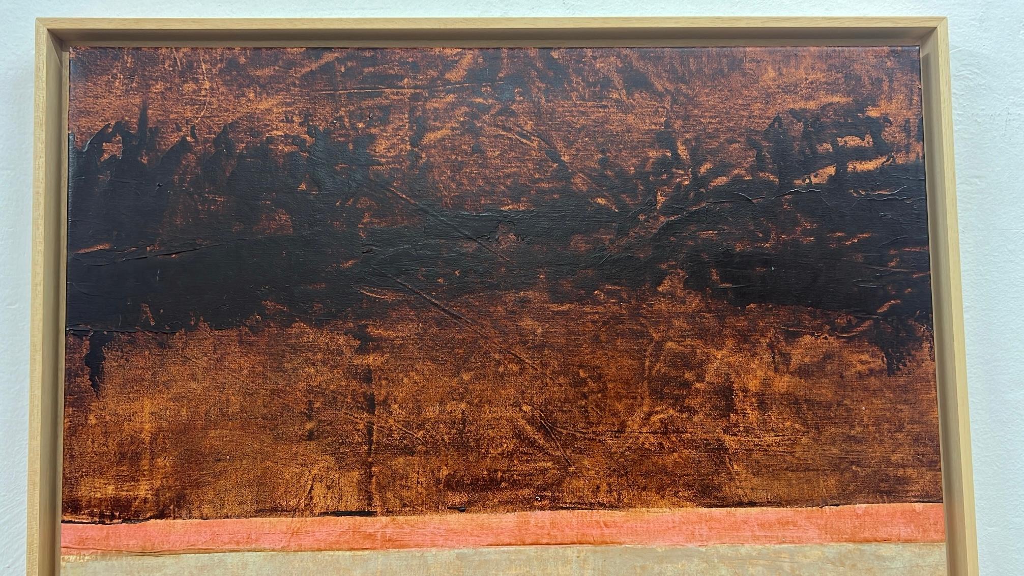 Espacios 9870 - Abstract Painting Beige de Marcela Jardon