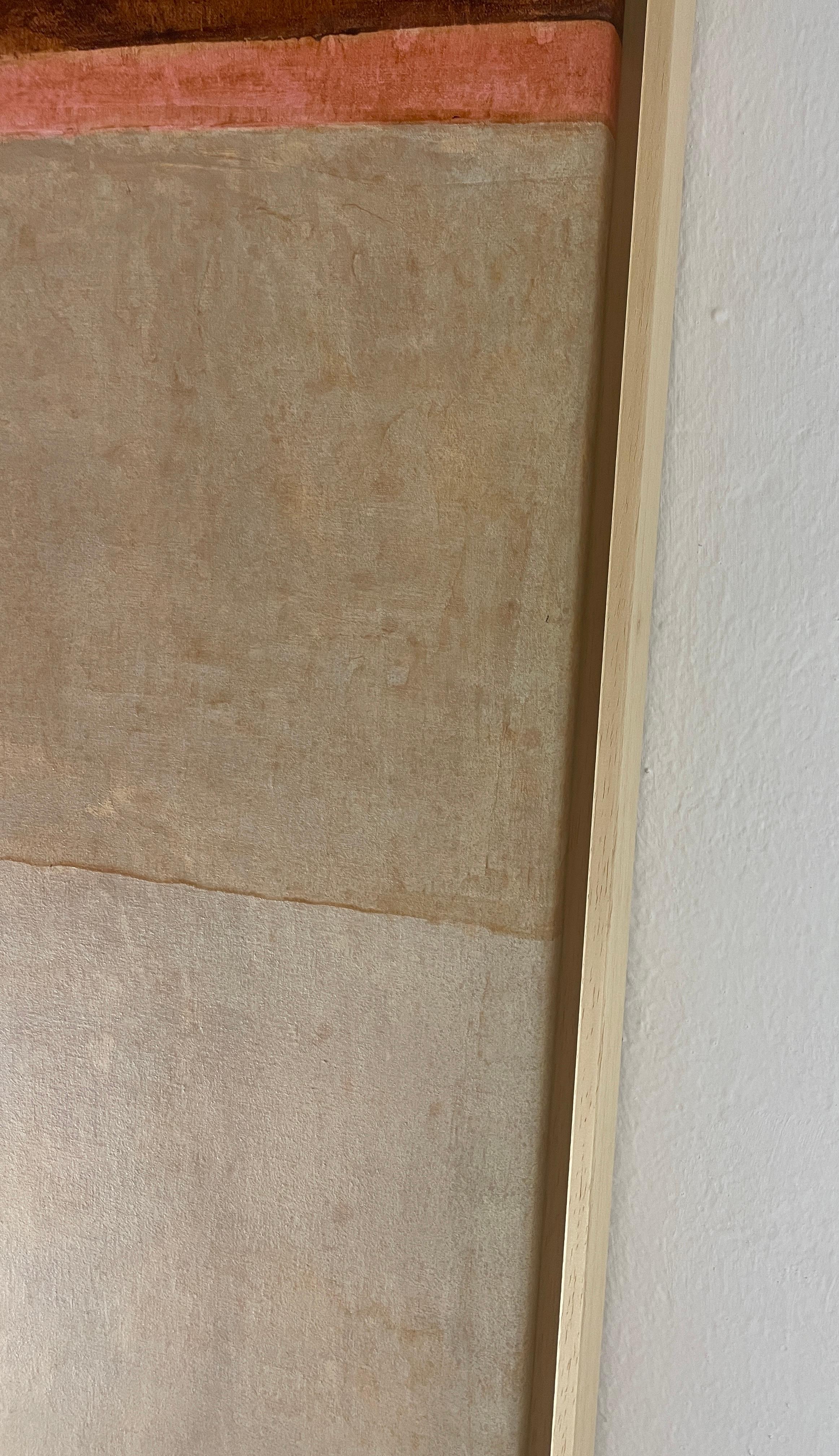 Espacios 9870 - Abstract Painting Beige de Marcela Jardon