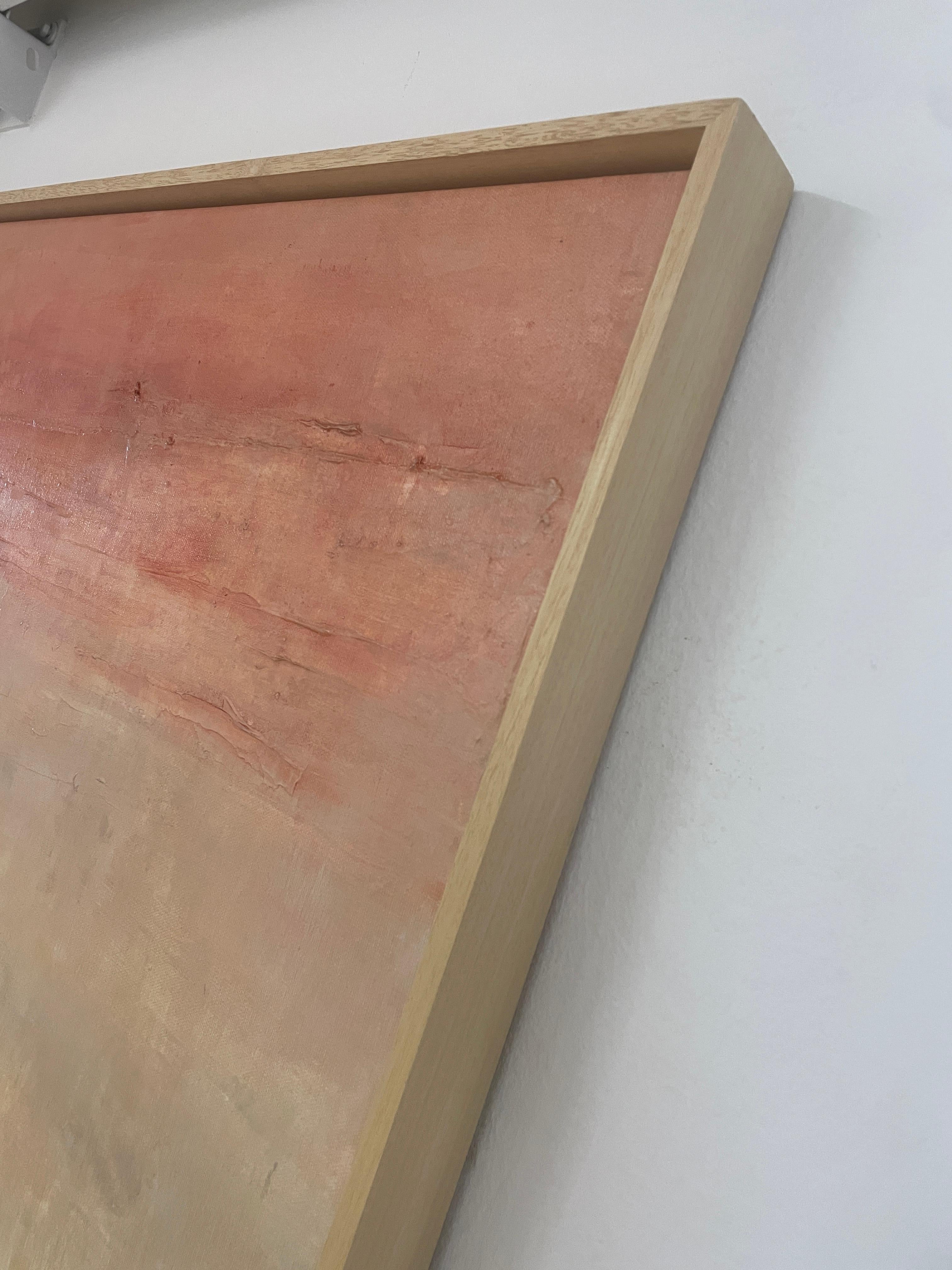 Spaces 9878 - Beige Landscape Painting by Marcela Jardon