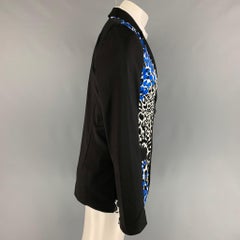 MARCELL VON BERLIN Size 36 Black Print Cotton Blend Sport Coat