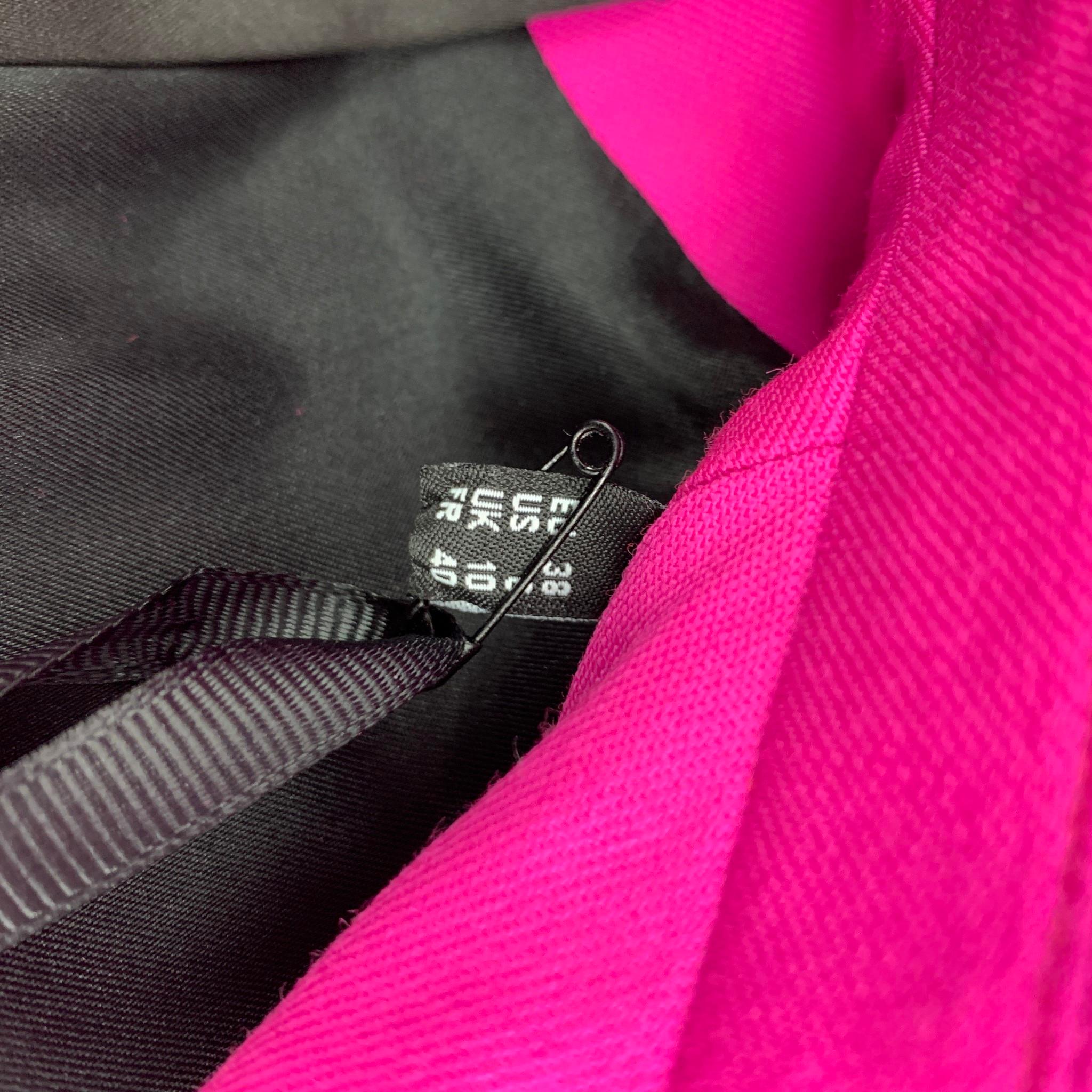 MARCELL VON BERLIN Size 6 Pink Wool Jacket Blazer 1