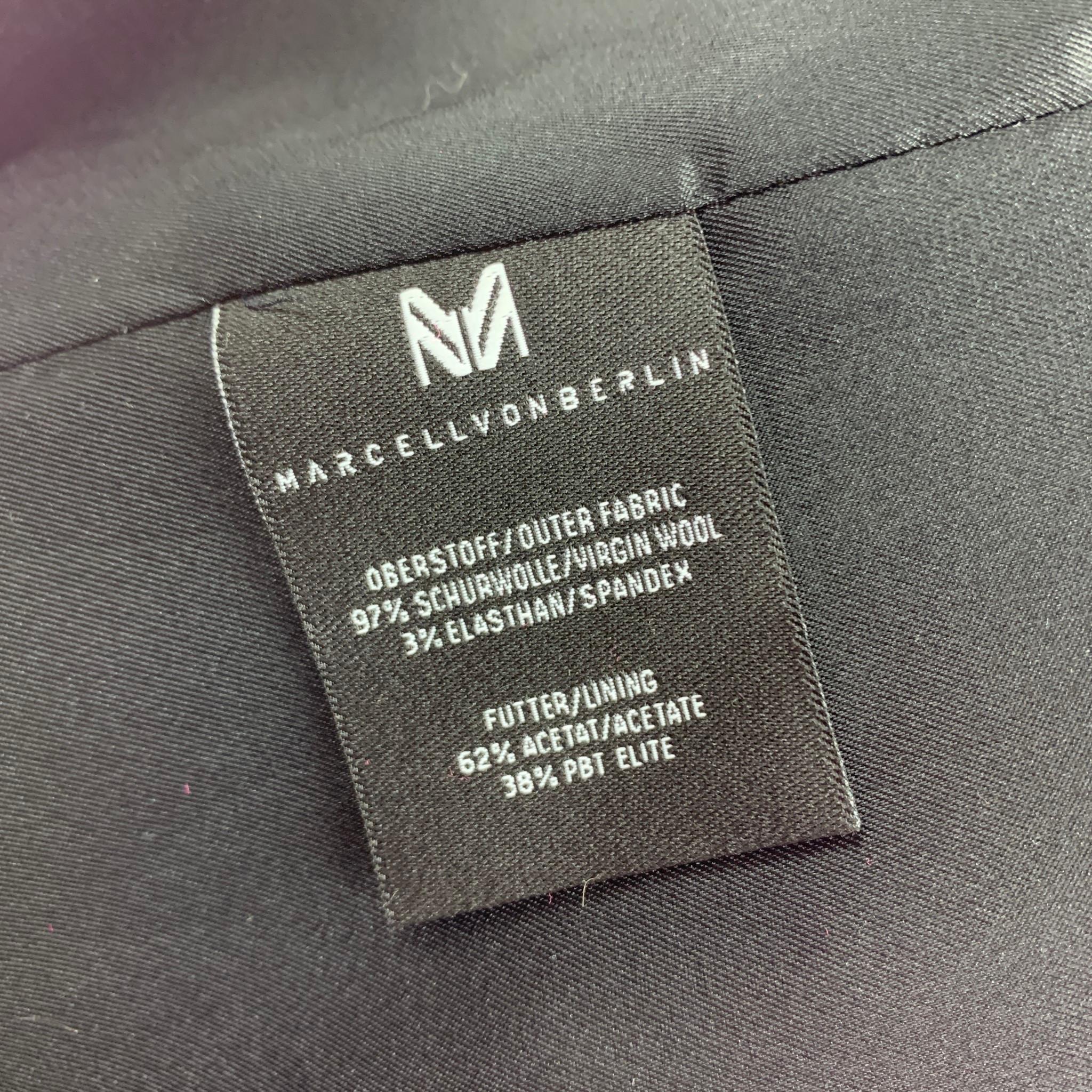 MARCELL VON BERLIN Size 6 Pink Wool Jacket Blazer 2