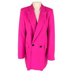 MARCELL VON BERLIN Size 6 Pink Wool Jacket Blazer