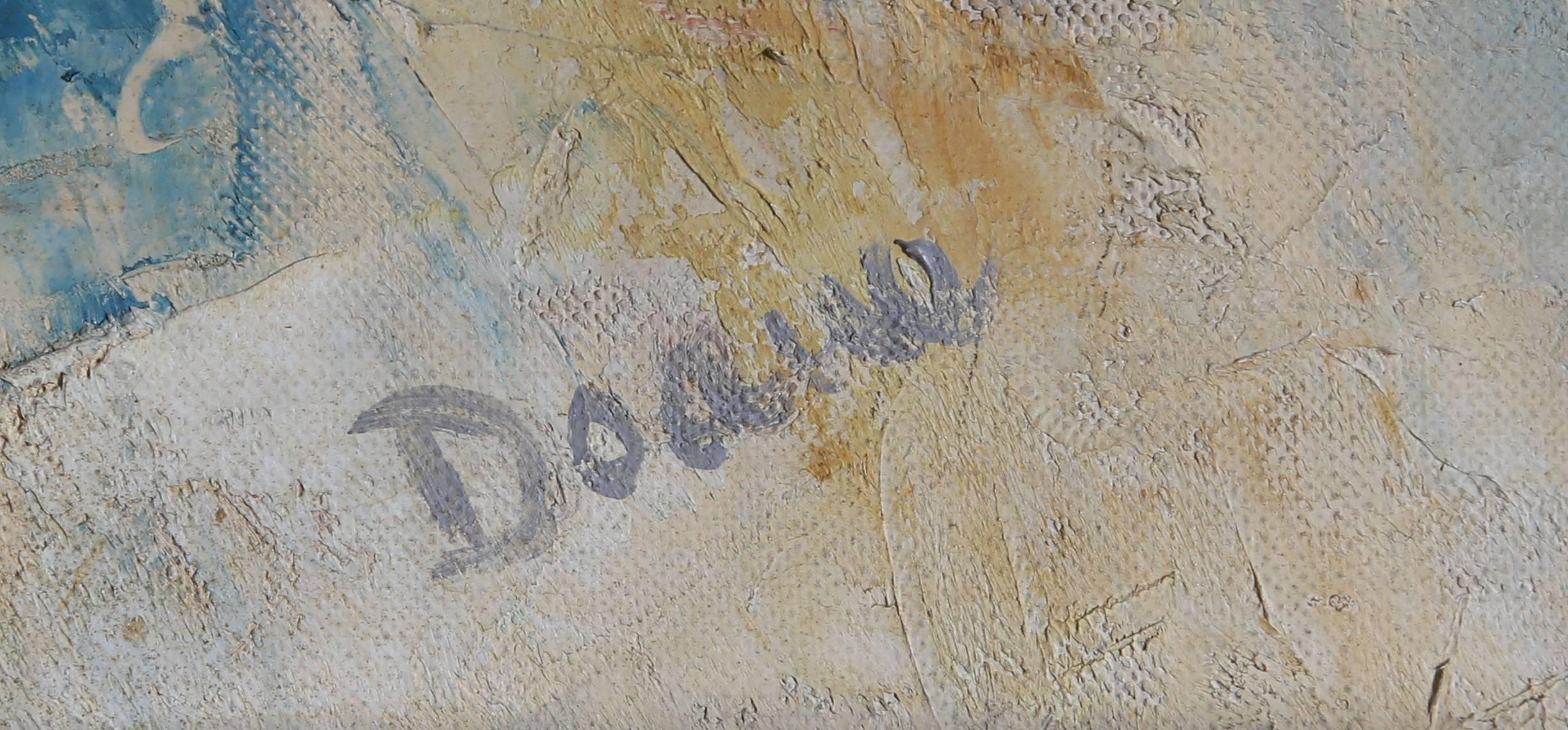 Exodus, pittura ad olio astratta su tela di Marcella Doane in vendita 1