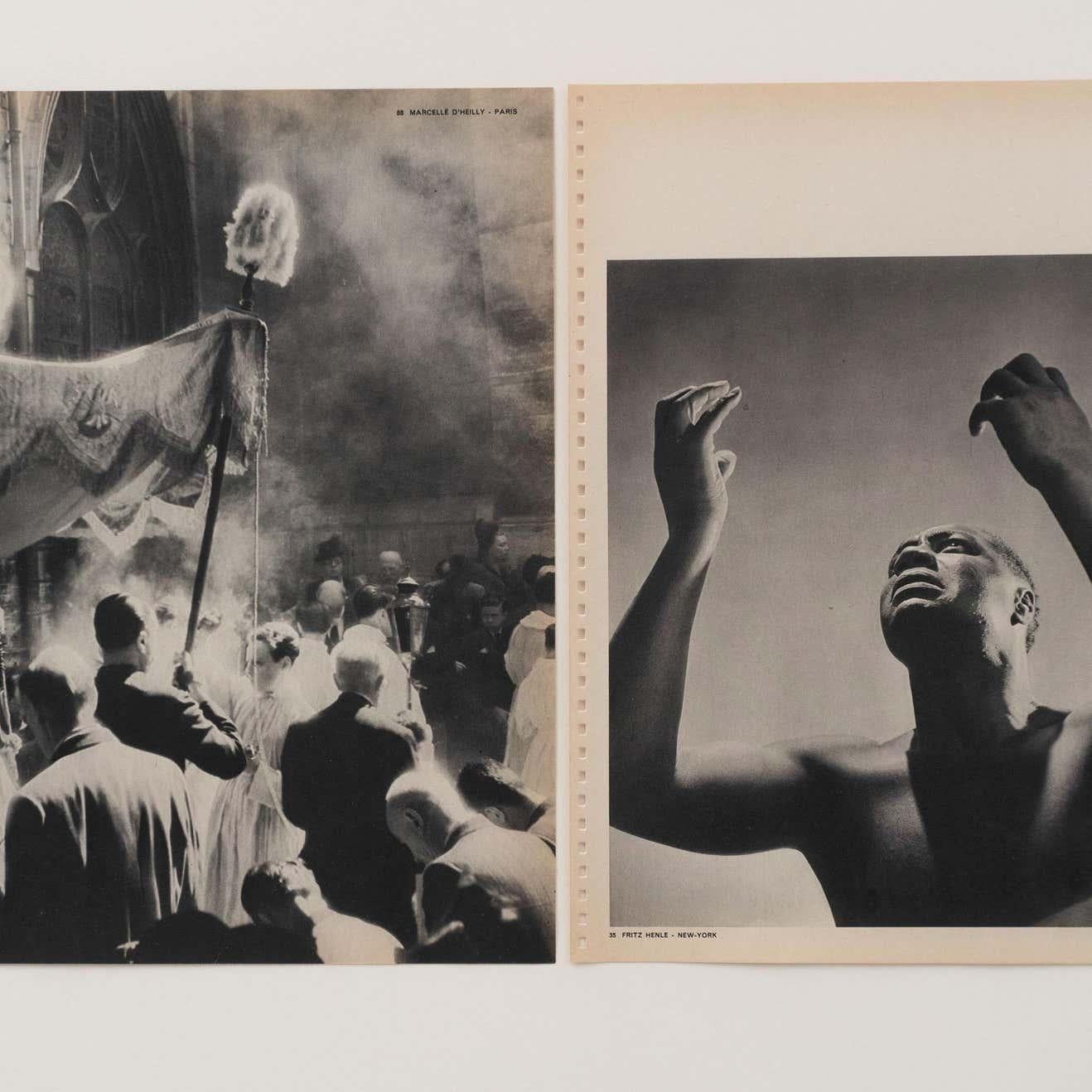 Marcelle D'Heily und Fritz Henle Vintage-Fotogravur, um 1940 im Zustand „Gut“ im Angebot in Barcelona, Barcelona