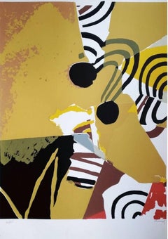 Samurai - Giant Size Original Lithograph by Marcello Avenali - 1960-70