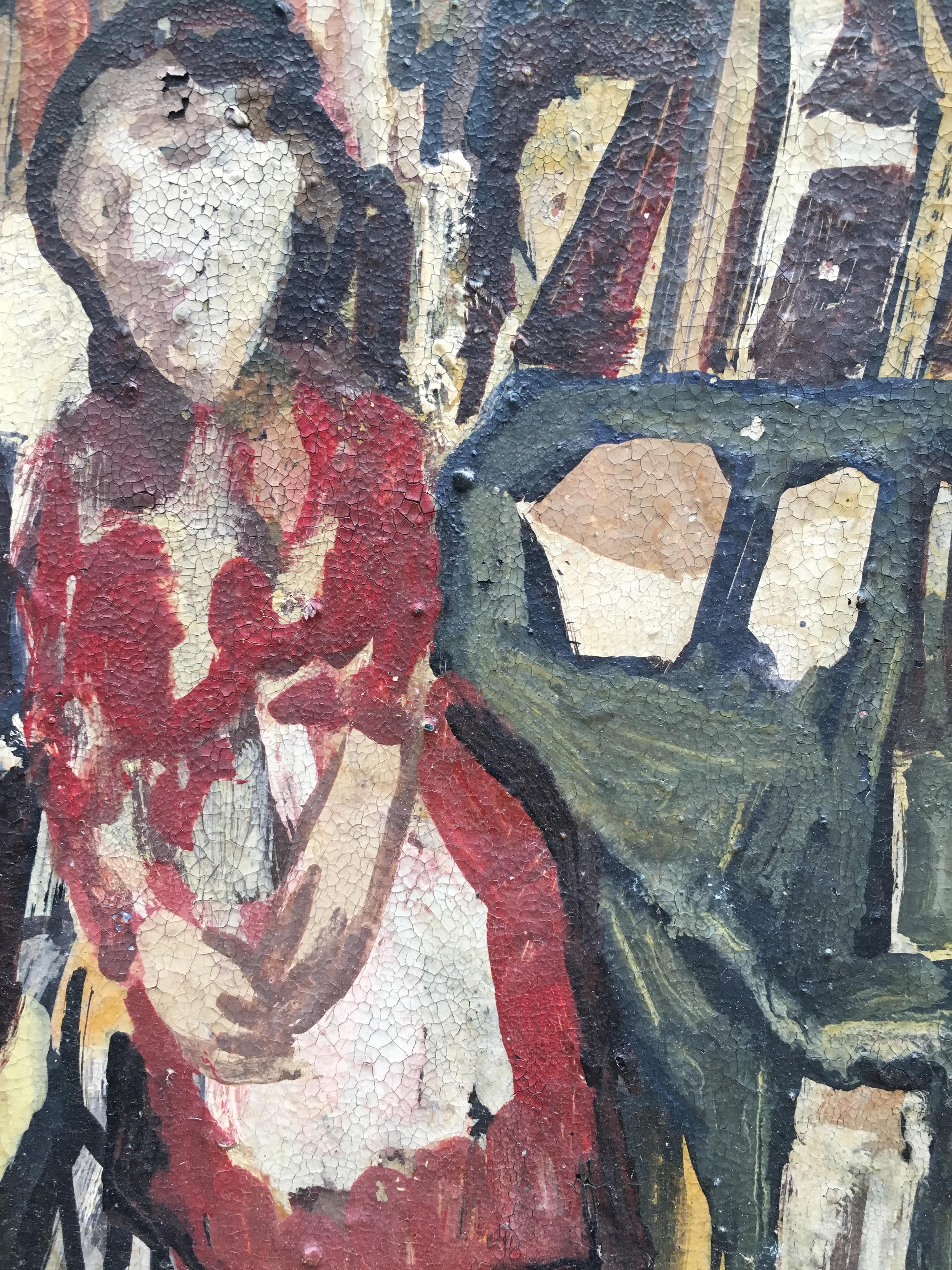 Marcello Boccacci Natura Morta '1914-1996' Natura Morta con Donna Pittura 1