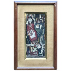 Marcello Boccacci Natura Morta '1914-1996' Natura Morta con Donna Pittura