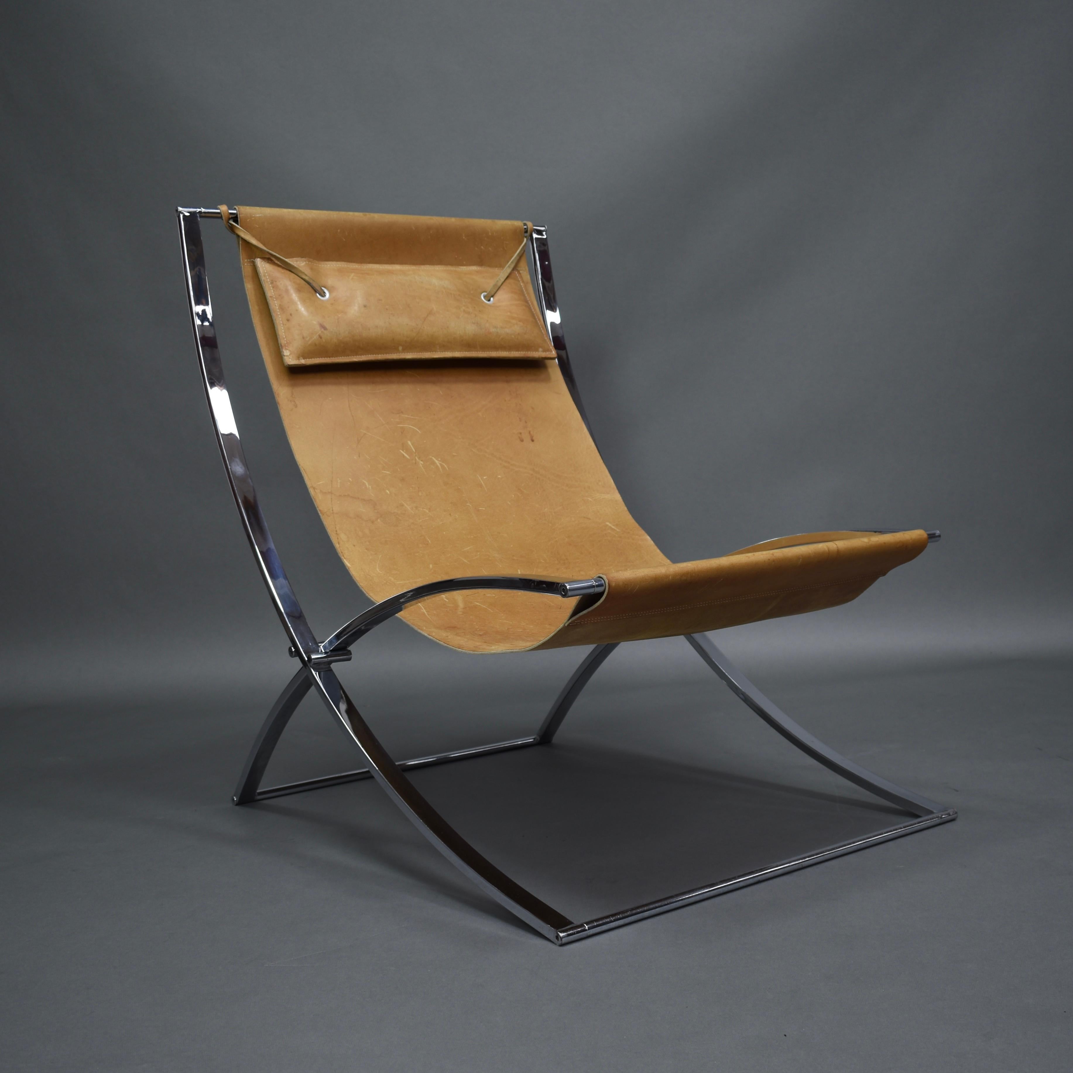 Late 20th Century Marcello Cuneo 'Louisa' Lounge Chair, Italy, circa 1970