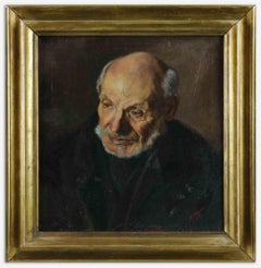 Study of Man - Oil Paint attributed by Marcello Dragonetti - Late 19th Century