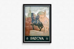 Circa 1930 Original Padova travel poster by Marcello Dudovich - Padova - ENIT