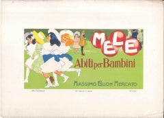 Mele - Original Advertising Lithograph by Marcello Dudovich - 1910s