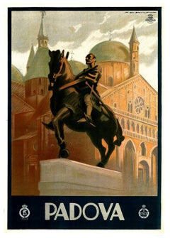 Original Padova / Padua — c.1930, Marcello Dudovich, Italian Renaissance Travel