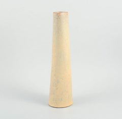 Marcello Fantoni, Italy, Ceramic Vase in Yellow Glaze, 1960s