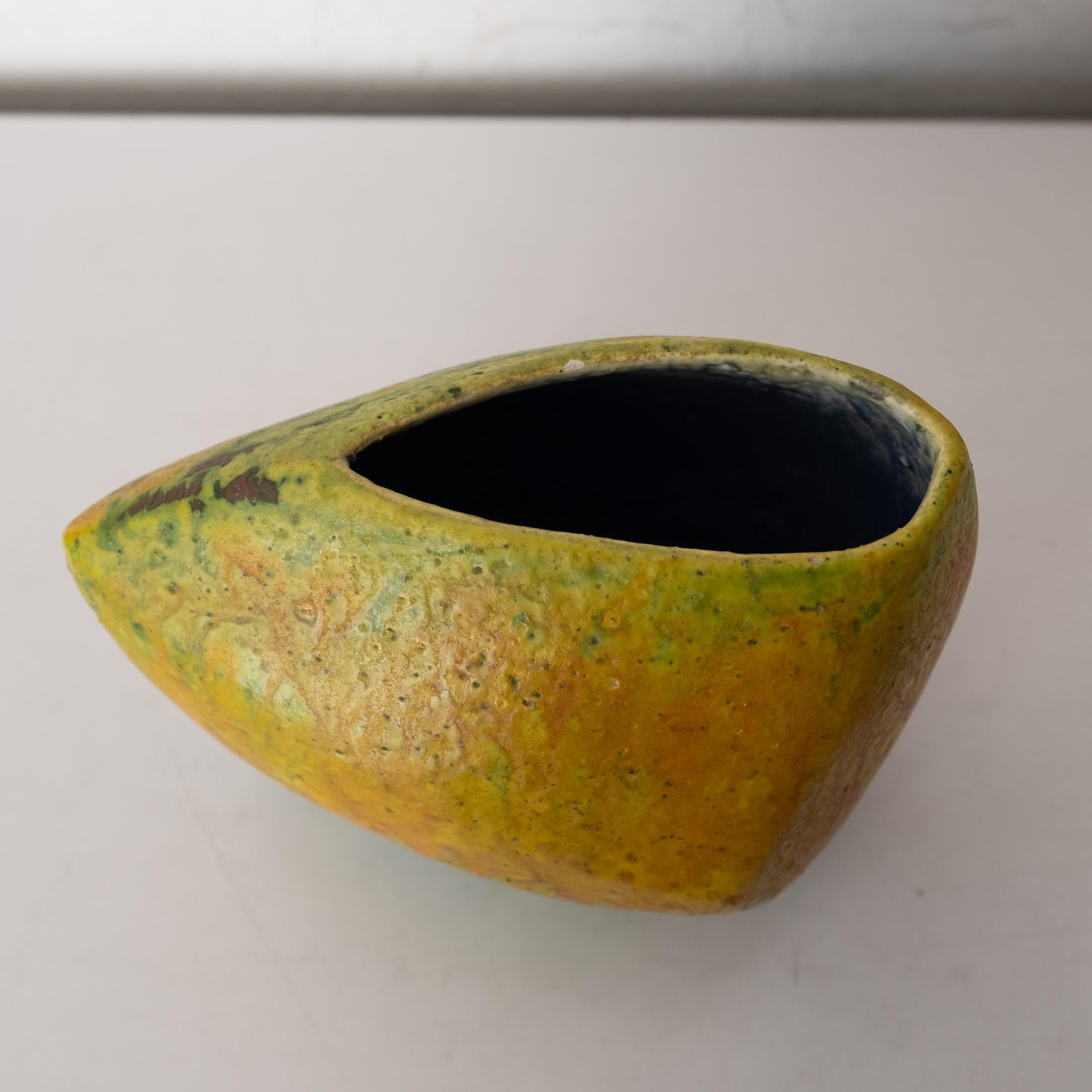 Marcello Fantoni Asymmetrical Ceramic Vase for Raymor 3