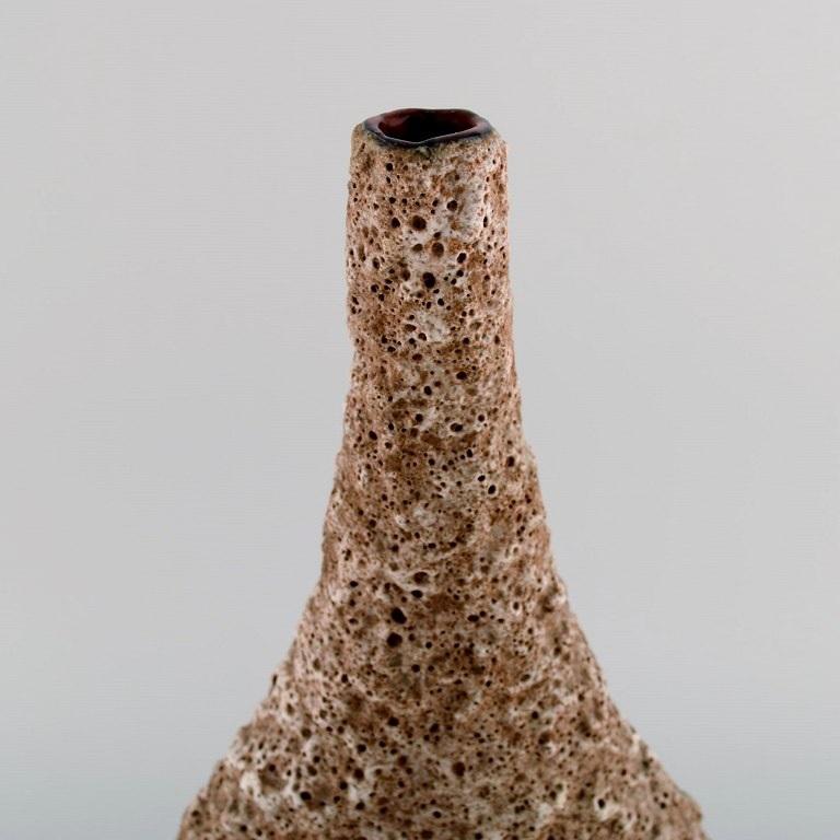 Mid-20th Century Marcello Fantoni, Italy, Giant Unique Vase in Glazed Stoneware