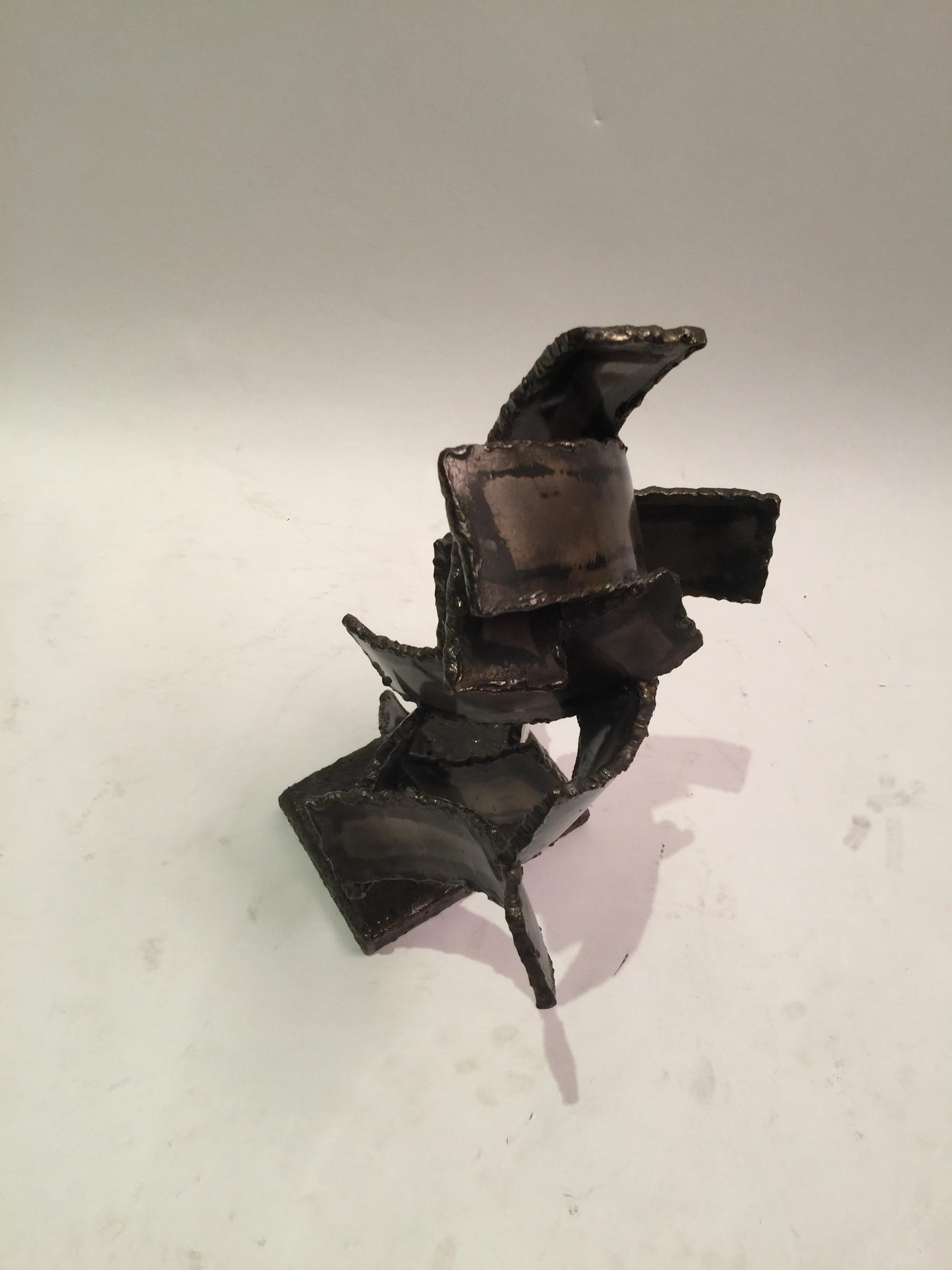 20th Century Marcello Fantoni Brutalist Torch Cut Sculpture