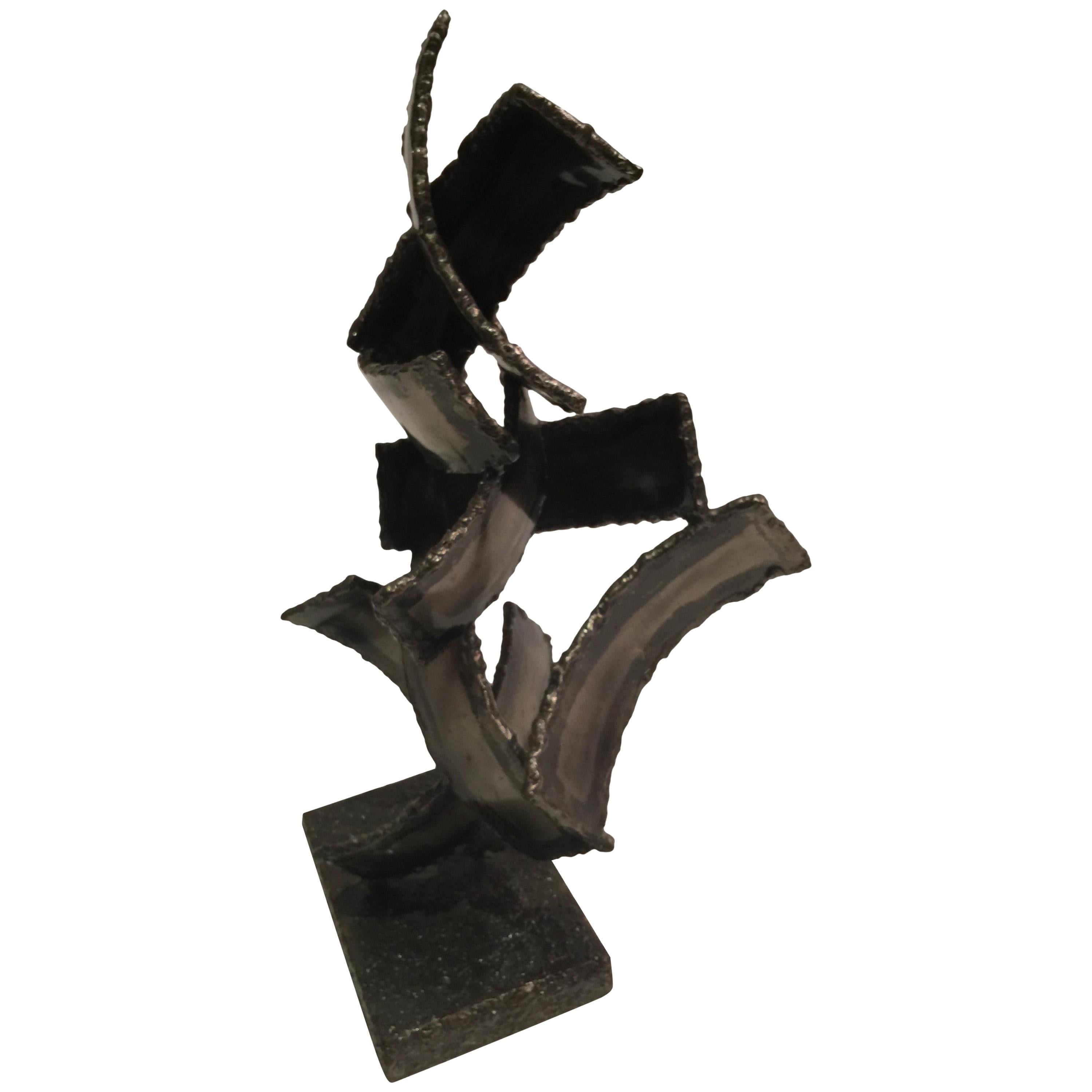 Marcello Fantoni Brutalist Torch Cut Sculpture
