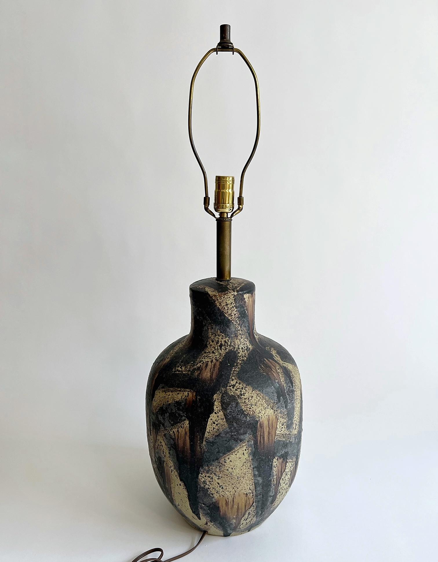 Ceramica Lampada in ceramica di Marcello Fantoni, Italia, 1960 in vendita