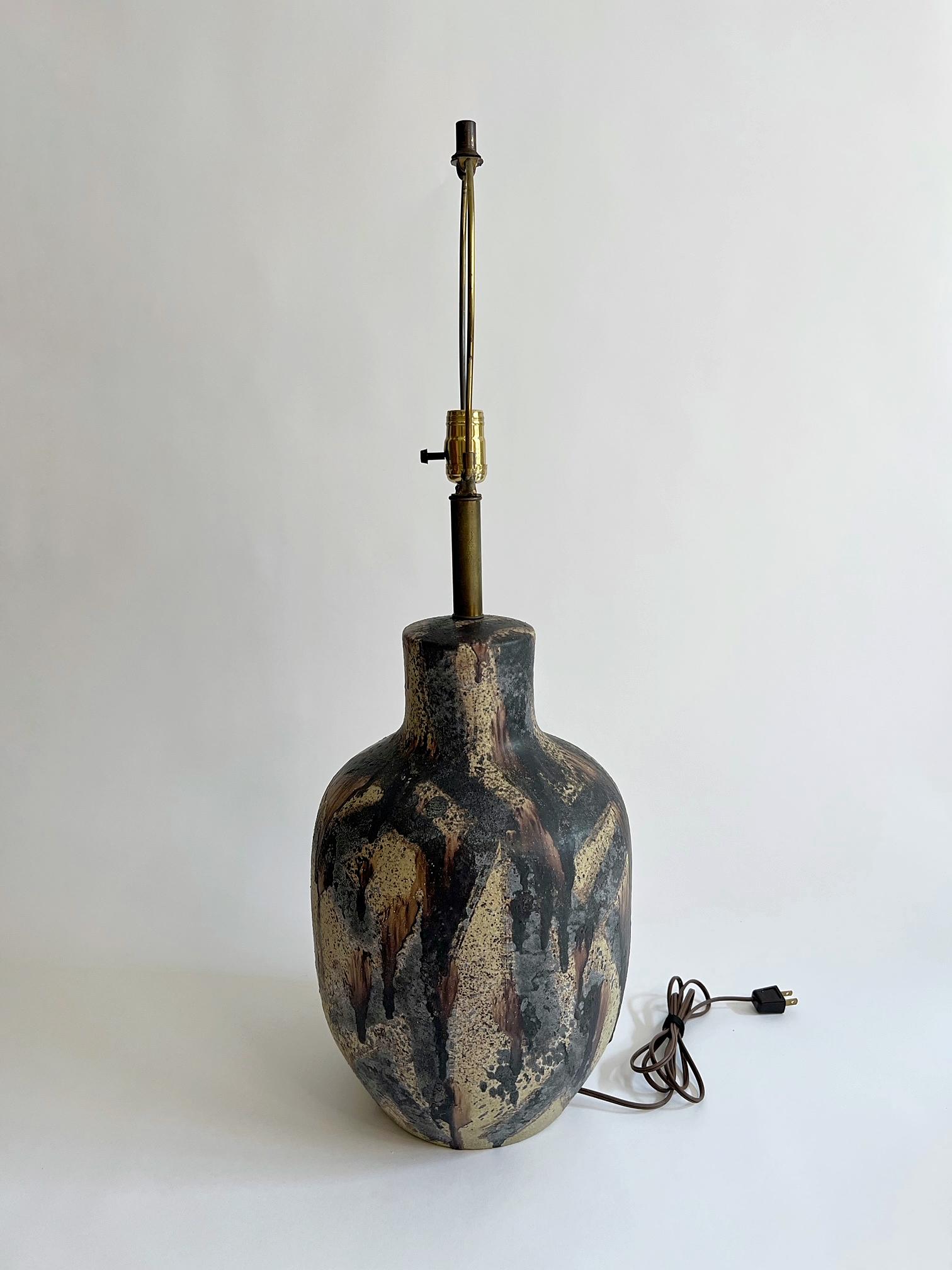 Lampada in ceramica di Marcello Fantoni, Italia, 1960 in vendita 1