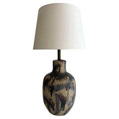 Lampada in ceramica di Marcello Fantoni, Italia, 1960