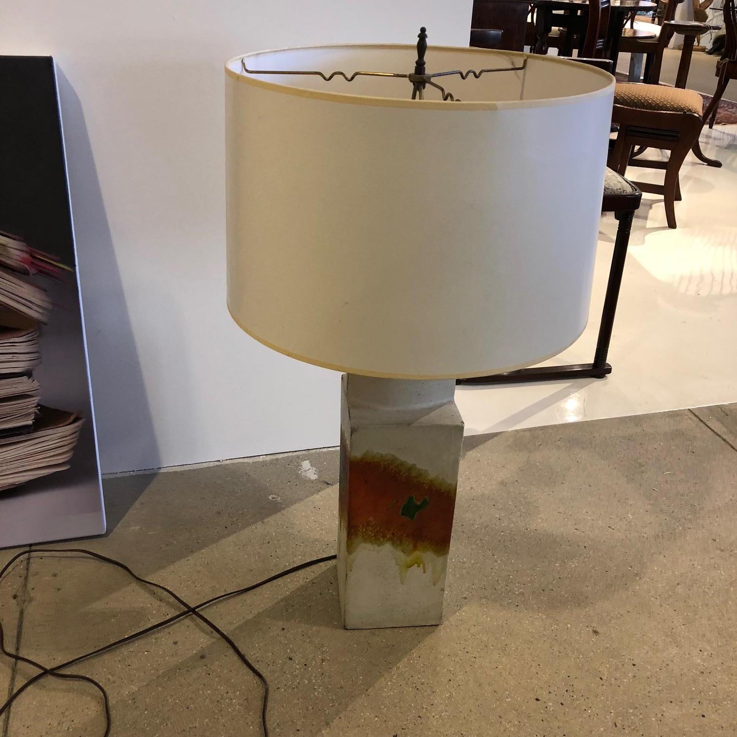 Marcello Fantoni Ceramic Table Lamp In Good Condition In New York, NY