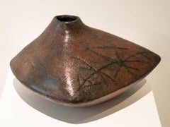 Marcello Fantoni Ceramic Vase "Etruscan", Italy, circa 1950