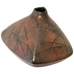 Marcello Fantoni Ceramic Vase "Etruscan", Italy, circa 1950