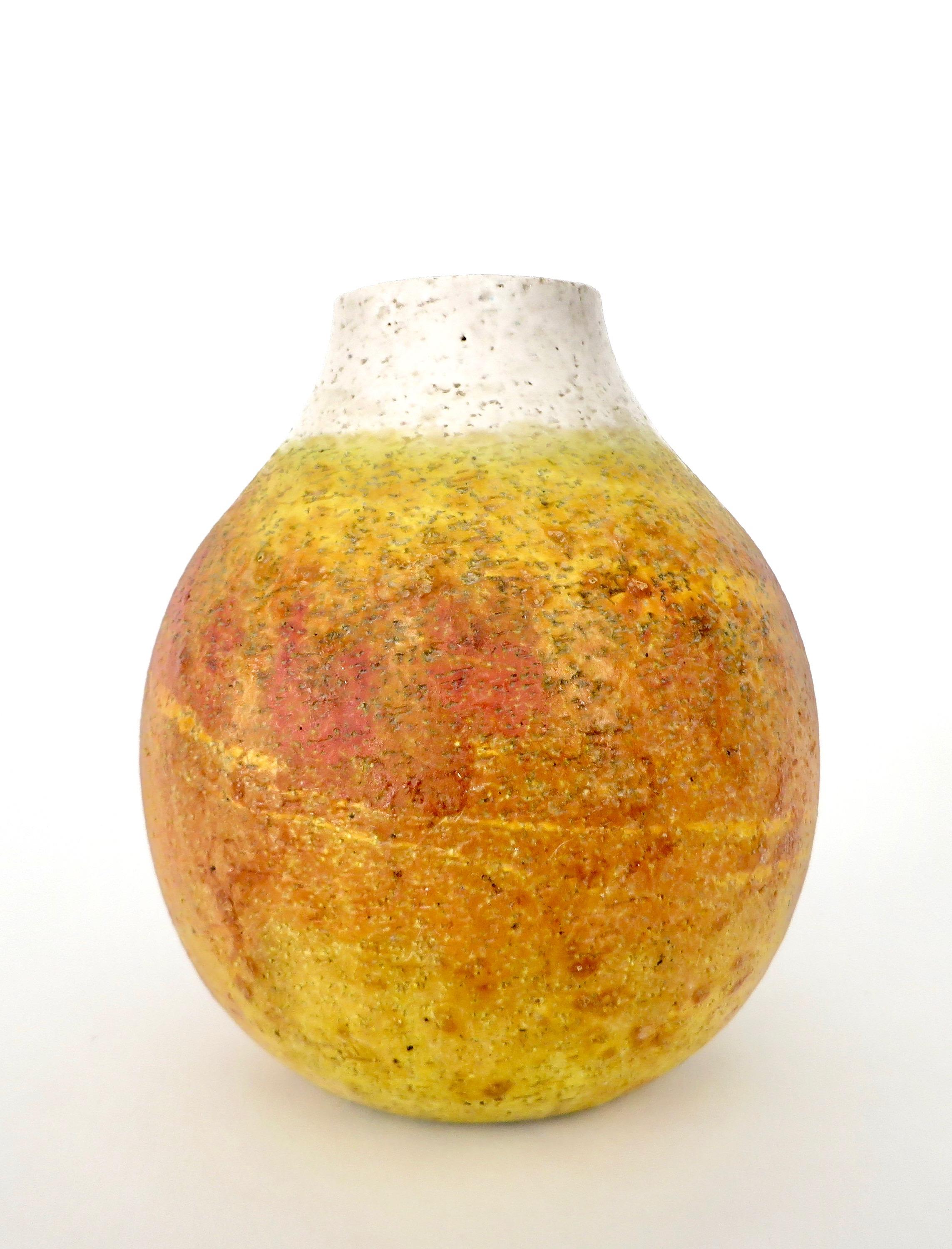 Marcello Fantoni Italian Ceramic Vessel or Vase In Excellent Condition In Chicago, IL