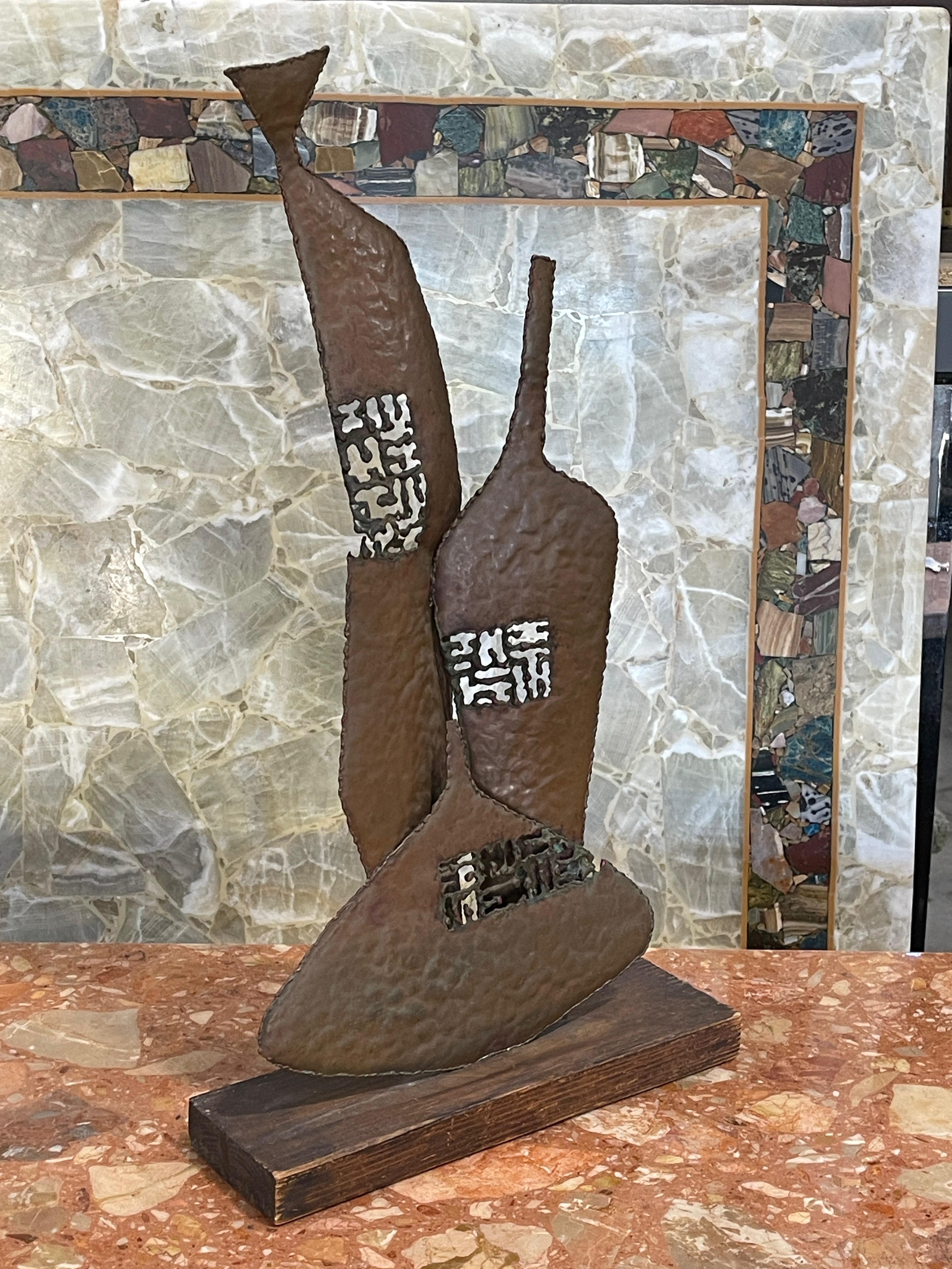 Sculpture en cuivre Marcello Fantoni 
