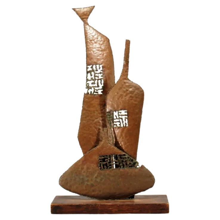 Marcello Fantoni (Italian, 1915 - 2011) Brutalist Copper Sculpture, 