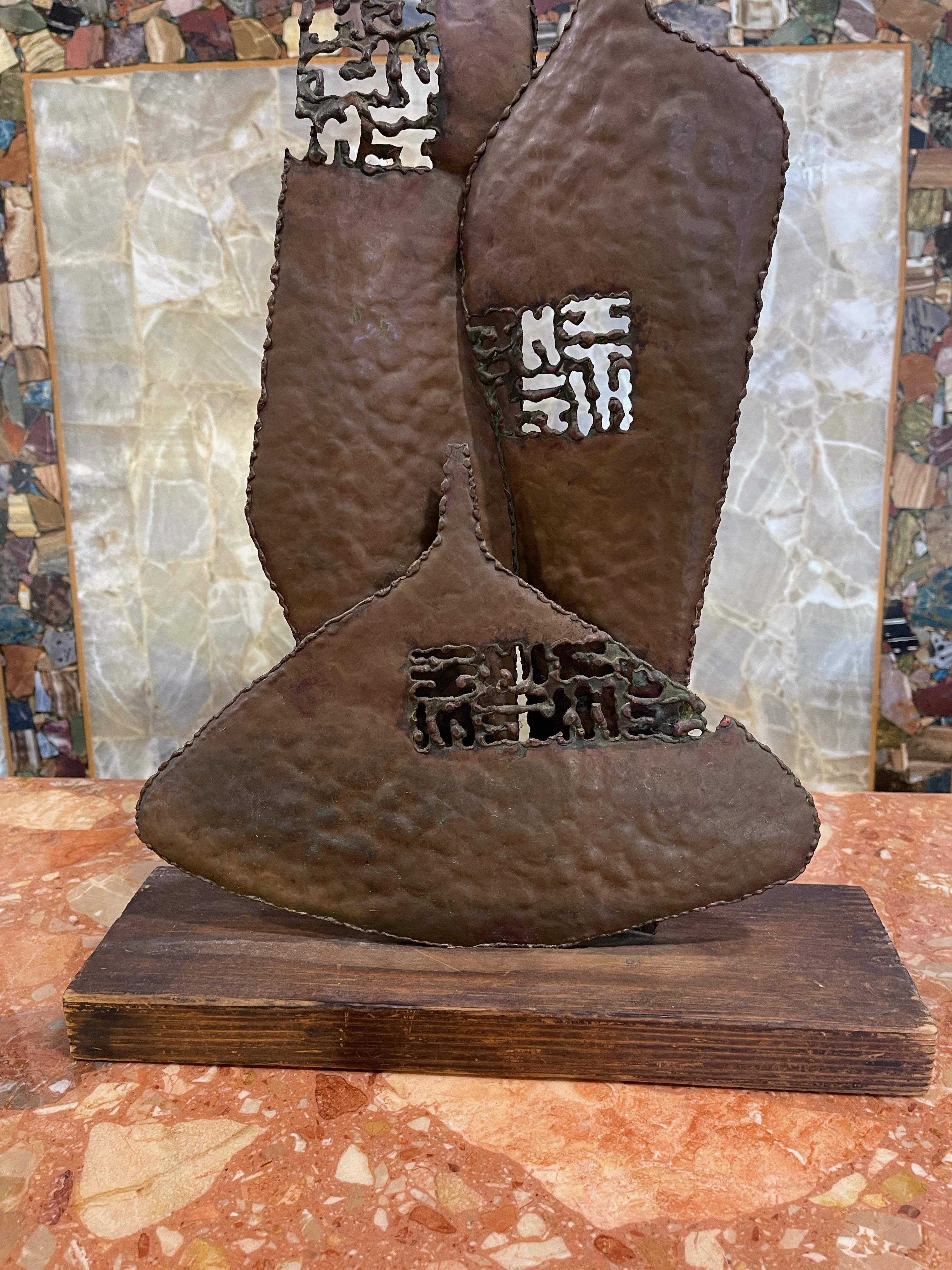 Cuivre Sculpture en cuivre Marcello Fantoni 