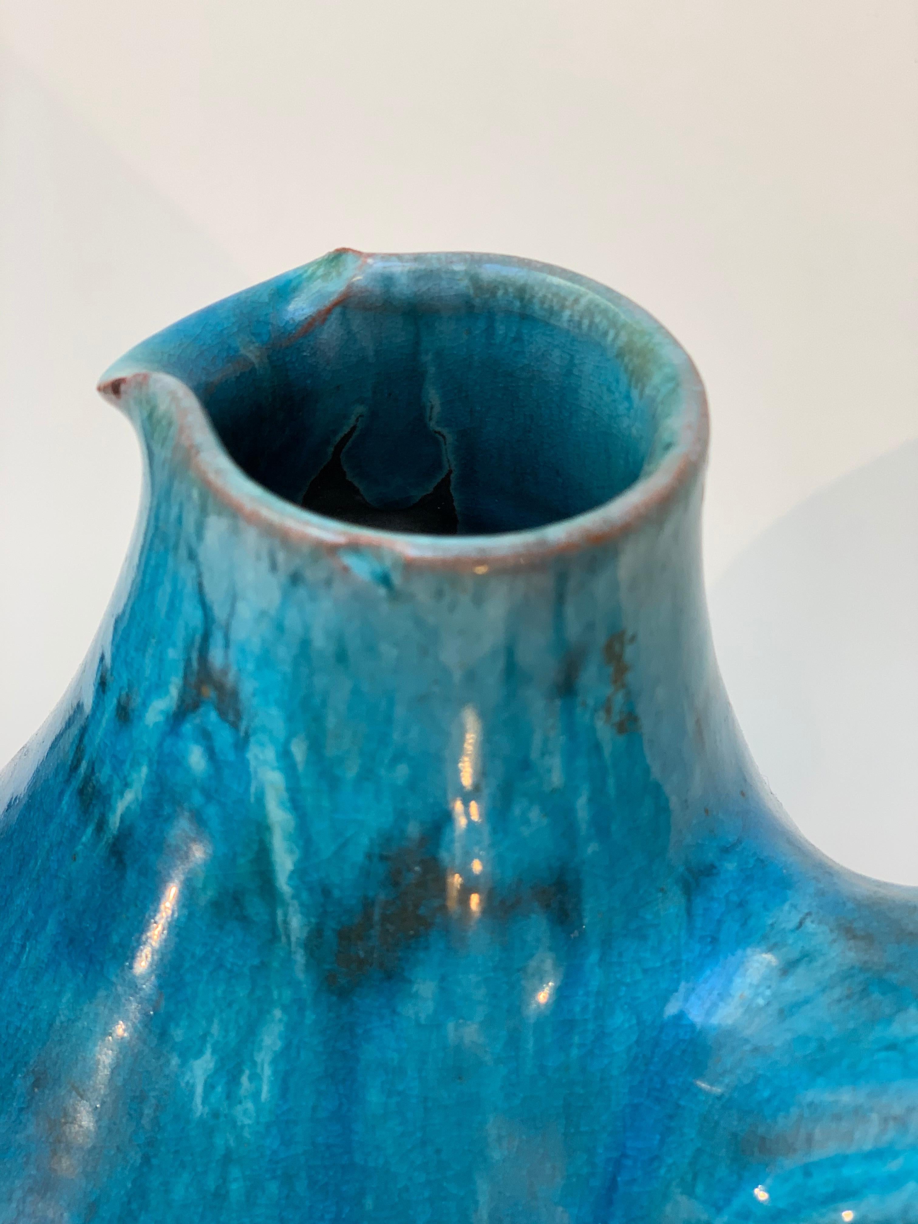 Marcello Fantoni Florence Italy Midcentury Ceramic Vase 6