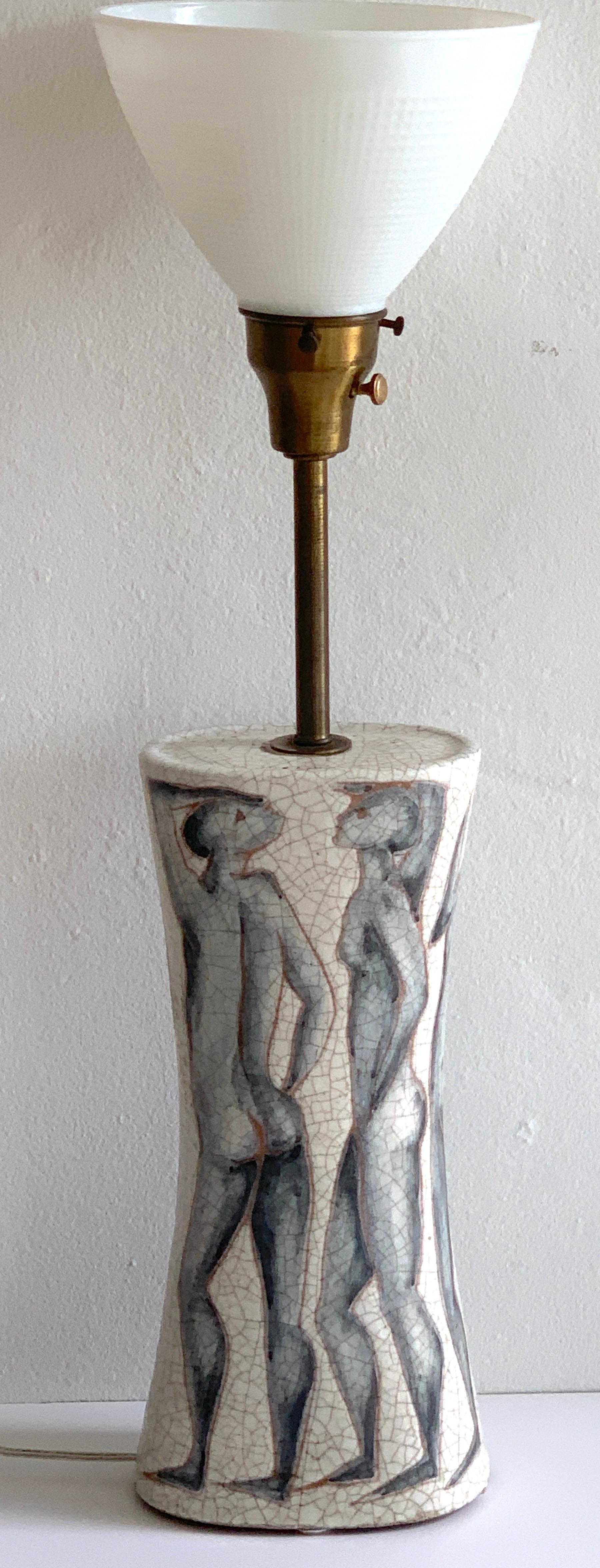 Modern Marcello Fantoni for Raymor 'Nudes' Lamp