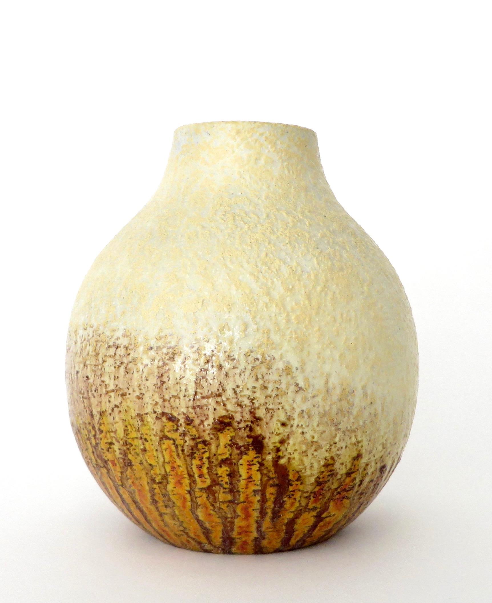 Italienisches Keramikgefäß oder Vase von Marcello Fantoni (Moderne der Mitte des Jahrhunderts)