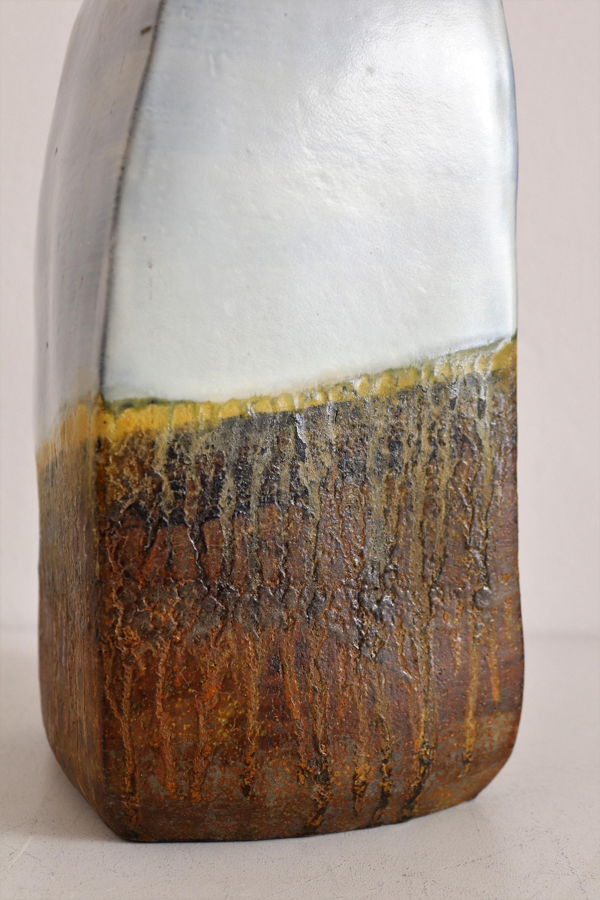 Marcello Fantoni Italienische Keramikvase aus der Jahrhundertmitte,  1960s im Angebot 3