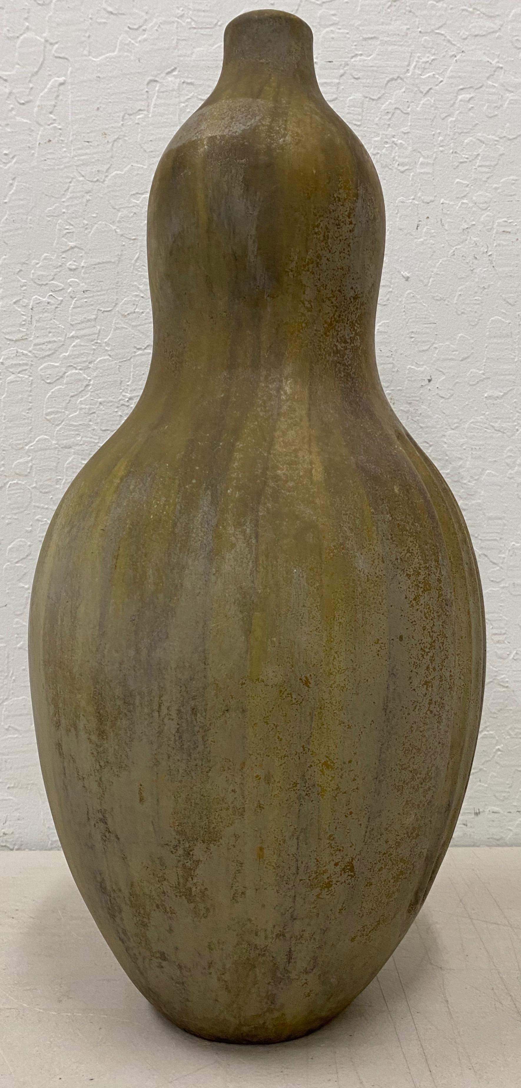 Hand-Crafted Marcello Fantoni Mid-Century Modern Bulbous Vase, circa 1950