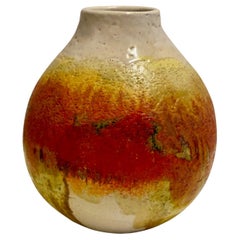 Marcello Fantoni Midcentury Ceramic Vase Italy, 1950s