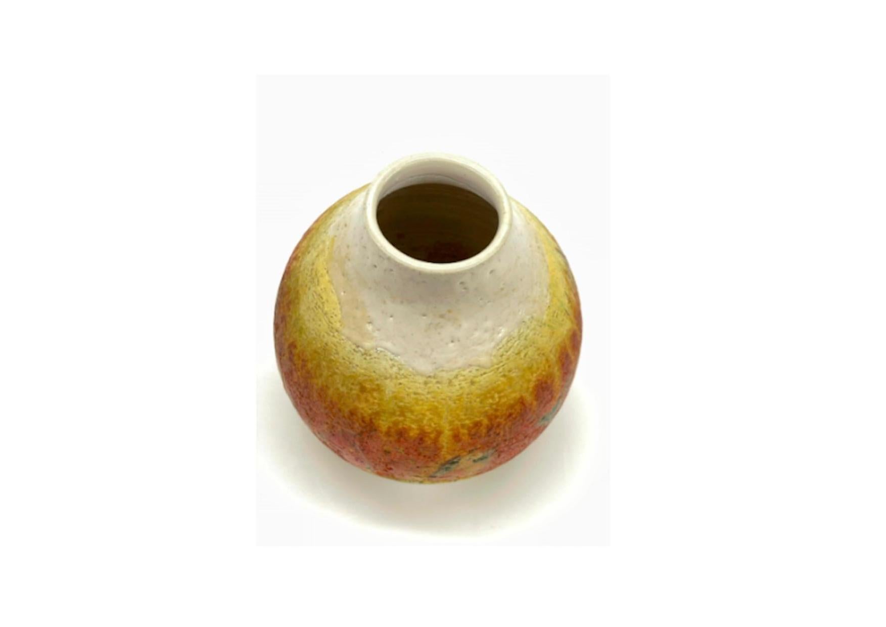 Italian Marcello Fantoni Midcentury Ceramic Vase Italy, 1950s