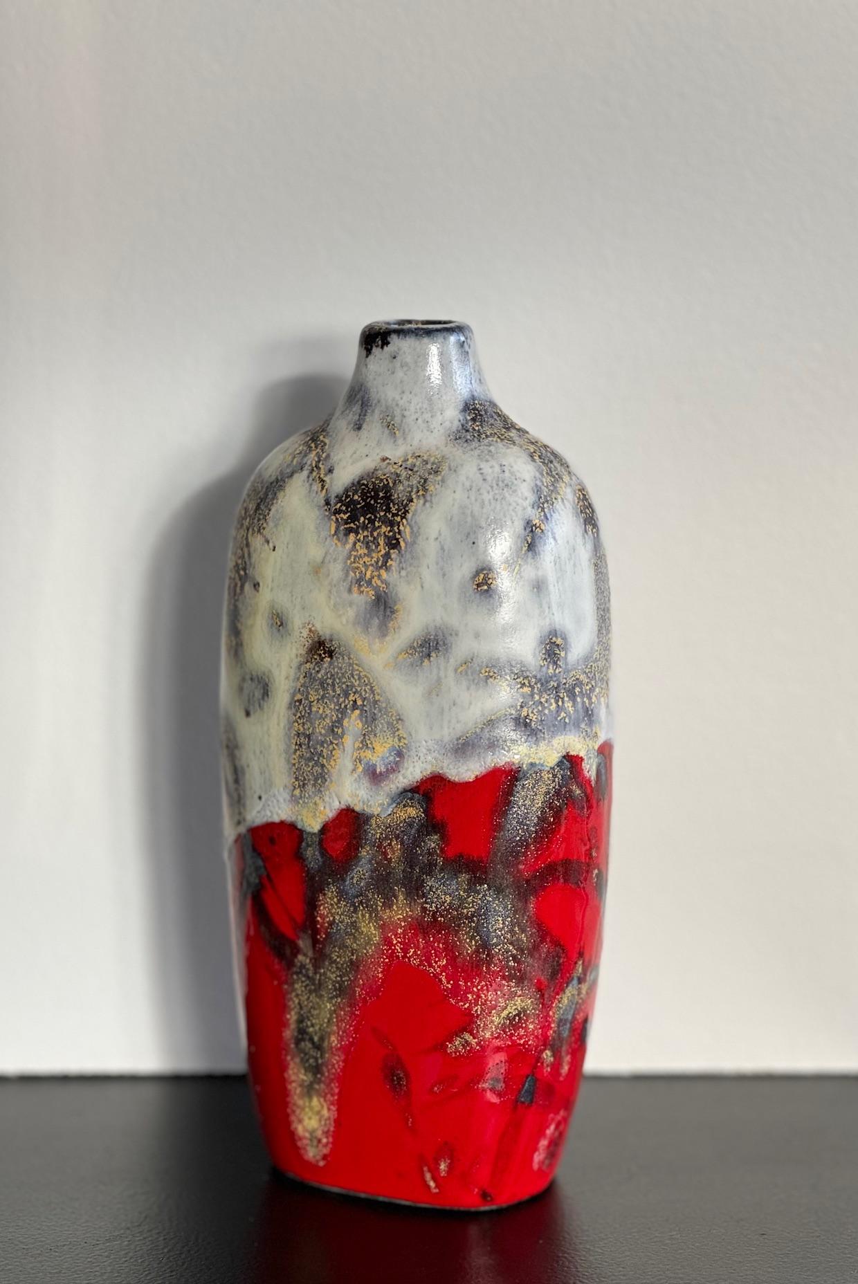 Marcello Fantoni Midcentury Ceramic Vase , Italy, 1960s In Good Condition For Sale In Paris, FR